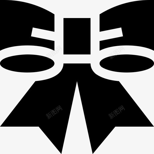 丝带生日102填充图标svg_新图网 https://ixintu.com 丝带 填充 生日