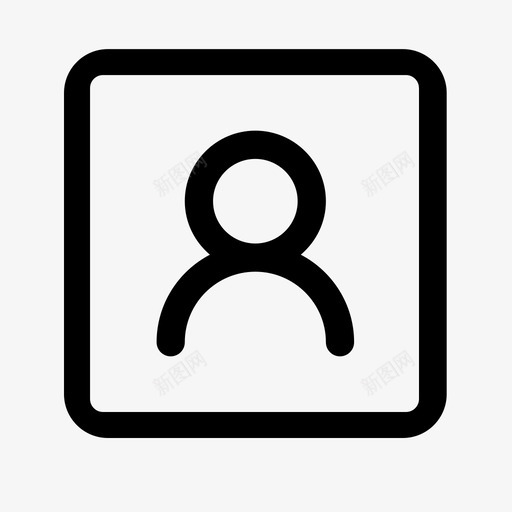 人证识别svg_新图网 https://ixintu.com 人证识别 线性