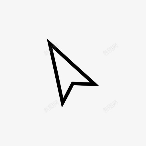 光标方向鼠标图标svg_新图网 https://ixintu.com 光标 方向 移动 鼠标