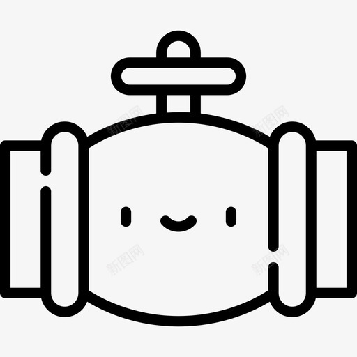 管道核能11线性图标svg_新图网 https://ixintu.com 核能 管道 线性