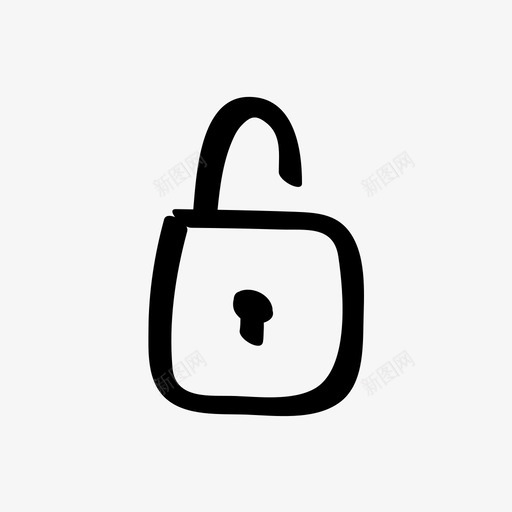 锁担保储物柜图标svg_新图网 https://ixintu.com 世界 保护 储物柜 安全 抽取 担保 解锁