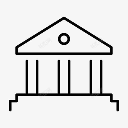 政府大楼首都图标svg_新图网 https://ixintu.com 大楼 市政厅 政府 机构 通讯 首都