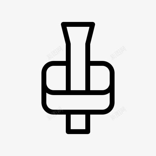 金属箔栅栏直线图标svg_新图网 https://ixintu.com 栅栏 直线 金属