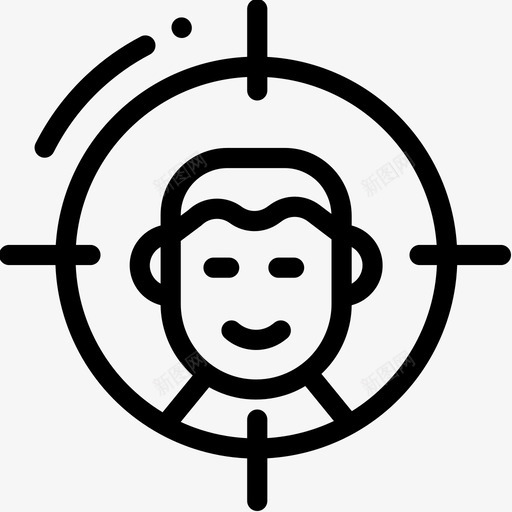 聚焦用户体验13线性颜色图标svg_新图网 https://ixintu.com 用户体验13 线性颜色 聚焦