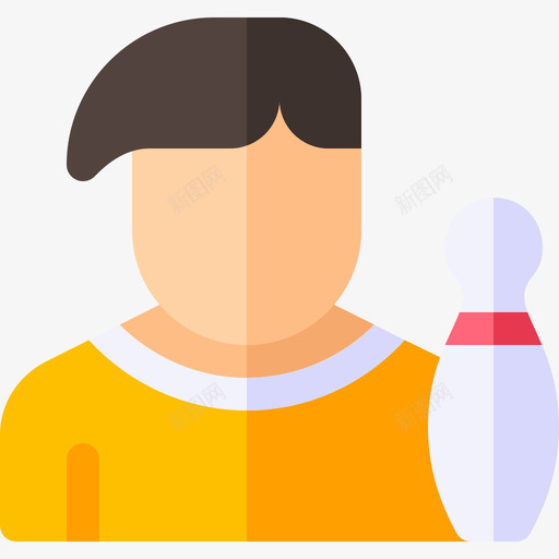 保龄球体育头像7平的图标svg_新图网 https://ixintu.com 体育 保龄球 头像 平的
