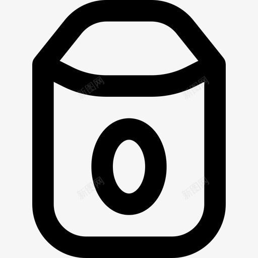 干袋袋和包装2线性图标svg_新图网 https://ixintu.com 干袋 线性 袋和包装2