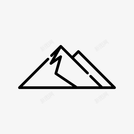 登山探险露营图标svg_新图网 https://ixintu.com 徒步旅行 探险 探险远足 登山 露营