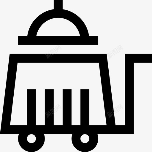 客房服务58号餐厅直线式图标svg_新图网 https://ixintu.com 58号 客房服务 直线式 餐厅
