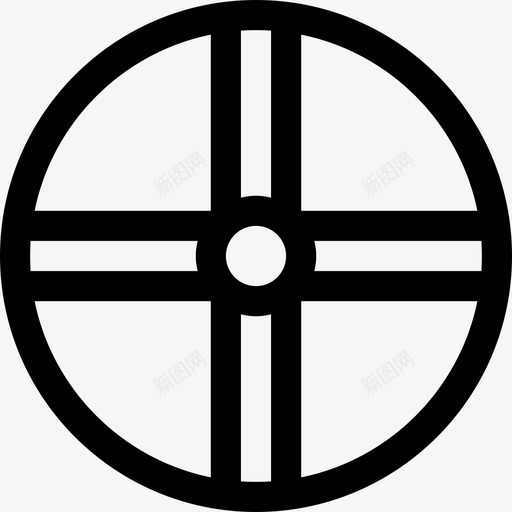 盾牌保护维京人图标svg_新图网 https://ixintu.com 京人 保护 历史 战争 木头 盾牌 维京