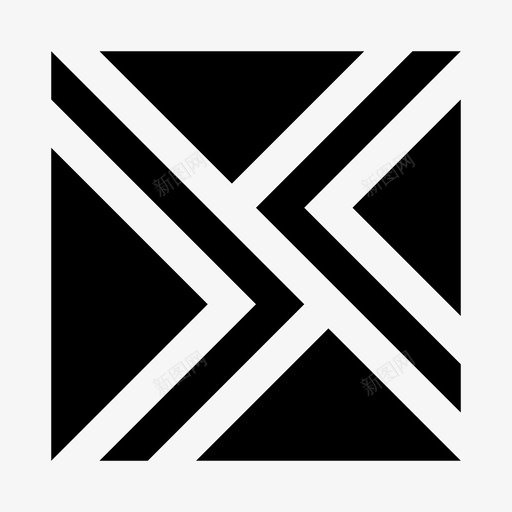 抽象标记几何形状图标svg_新图网 https://ixintu.com 三角形 几何 实心2 形状 抽象 抽象标记 正方形