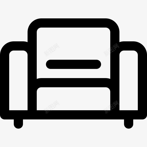 沙发家庭家具图标svg_新图网 https://ixintu.com 坐下 室内 家 家具 家庭 沙发 脱口秀