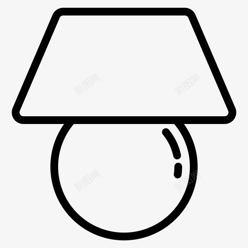 灯具电器图标svg_新图网 https://ixintu.com 家具 家居 家用 房间 灯具 电器 电器设备 设计