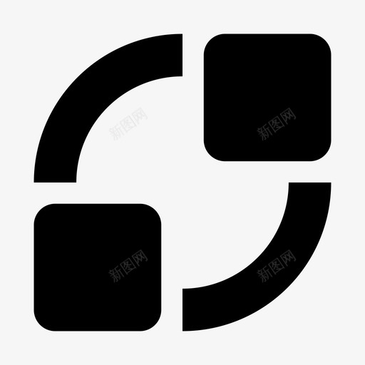 转换模型svg_新图网 https://ixintu.com 转换模型 扁平 单色