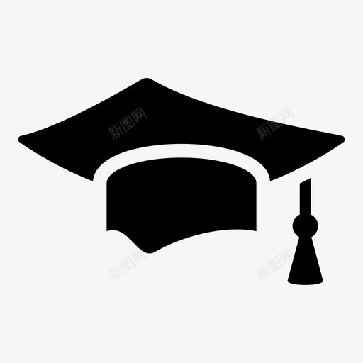 毕业学术研究生图标svg_新图网 https://ixintu.com 大学 学术 学生 帽子 教育 毕业 砂浆 研究生