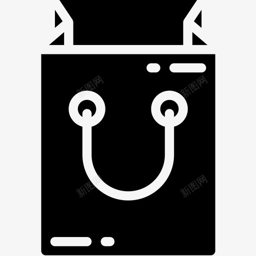 购物袋袋子2装满图标svg_新图网 https://ixintu.com 袋子 装满 购物袋