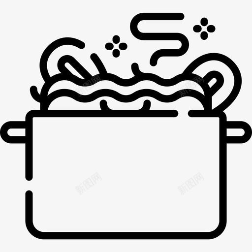 烹饪锅冒险41直线型图标svg_新图网 https://ixintu.com 冒险41 烹饪锅 直线型