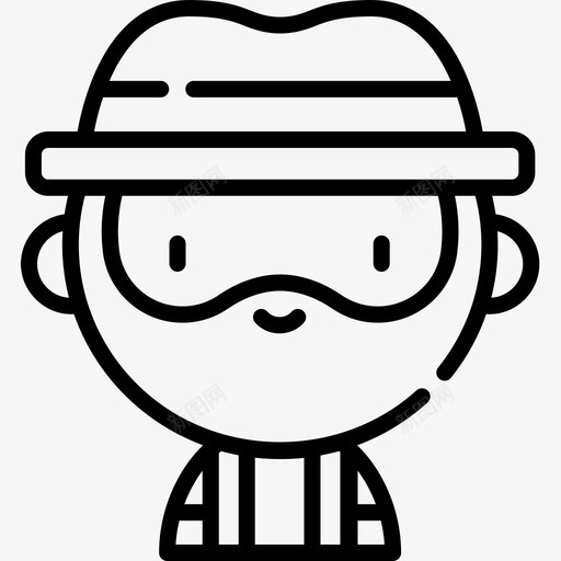 农民工作和职业2直系图标svg_新图网 https://ixintu.com 农民 工作 直系 职业