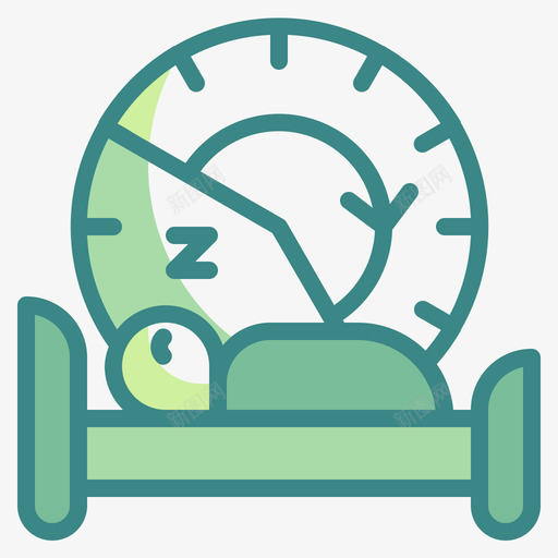睡眠健康20双音图标svg_新图网 https://ixintu.com 健康 双音 睡眠