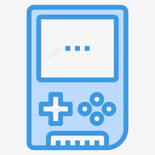 便携式控制台gadget15蓝色图标svg_新图网 https://ixintu.com gadget 便携式 控制台 蓝色