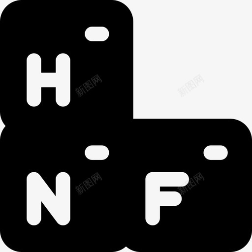填充元素周期表30图标svg_新图网 https://ixintu.com 元素 周期 填充