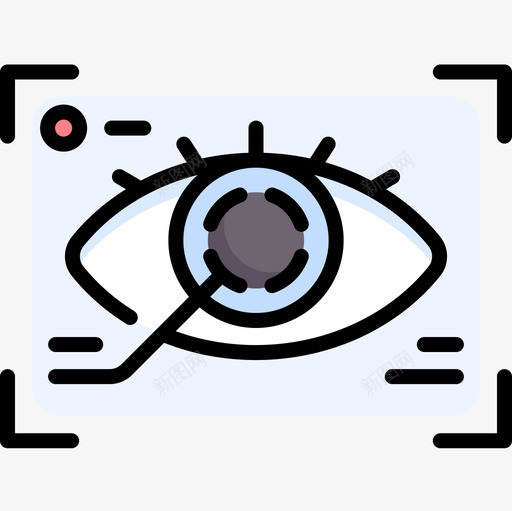 视网膜扫描domotics22线性颜色图标svg_新图网 https://ixintu.com domotics22 线性颜色 视网膜扫描