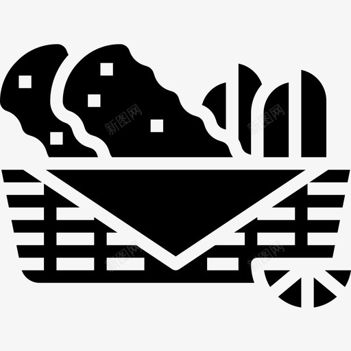 炸鱼薯条快餐52填充图标svg_新图网 https://ixintu.com 填充 快餐52 炸鱼薯条