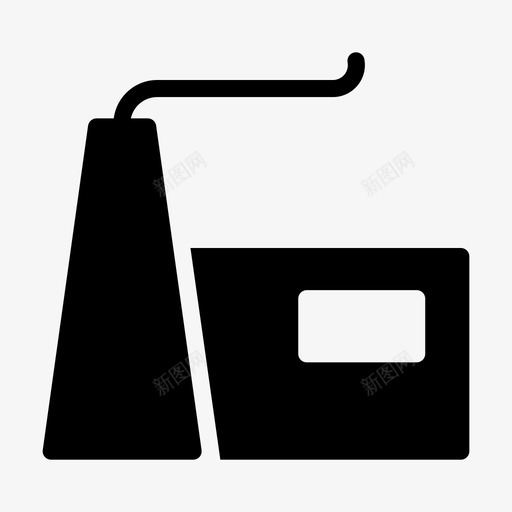 工厂能源工业图标svg_新图网 https://ixintu.com 工业 工厂 生态线雕文图标 电力 能源