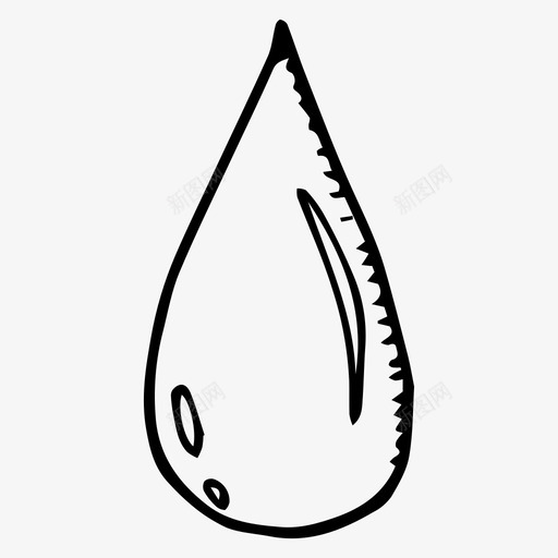 滴液雨图标svg_新图网 https://ixintu.com