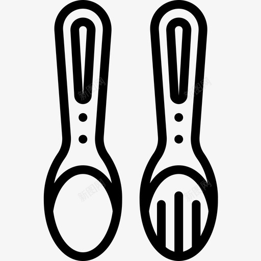 餐具抚养儿童直系图标svg_新图网 https://ixintu.com 儿童 抚养 直系 餐具
