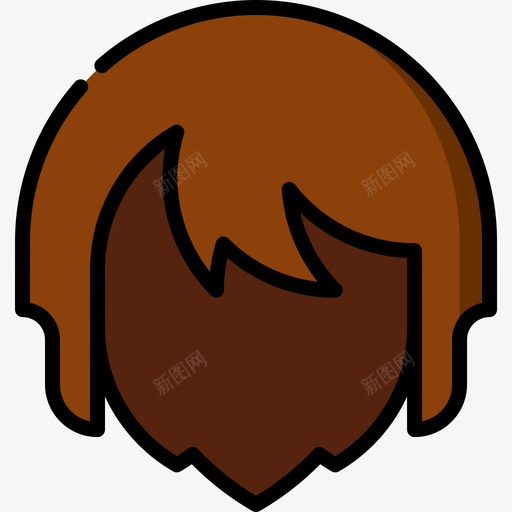 WIGWIGS2线性颜色图标svg_新图网 https://ixintu.com WIG WIGS 线性 颜色