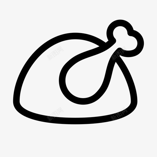 火鸡秋天节日图标svg_新图网 https://ixintu.com 感恩节 火鸡 秋天 至日 节日 节日庆祝