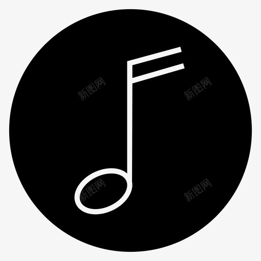 媒体播放器暗图标svg_新图网 https://ixintu.com 媒体播放器