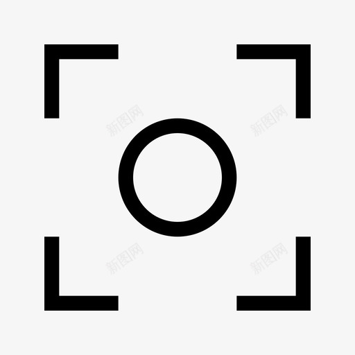焦点目标取景器网络基础和可用性图标svg_新图网 https://ixintu.com 取景器 可用 焦点 用性 目标 网络基础