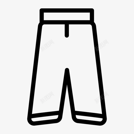 裤子大号裤西装图标svg_新图网 https://ixintu.com 大号 衣服 裤子 西装 配件