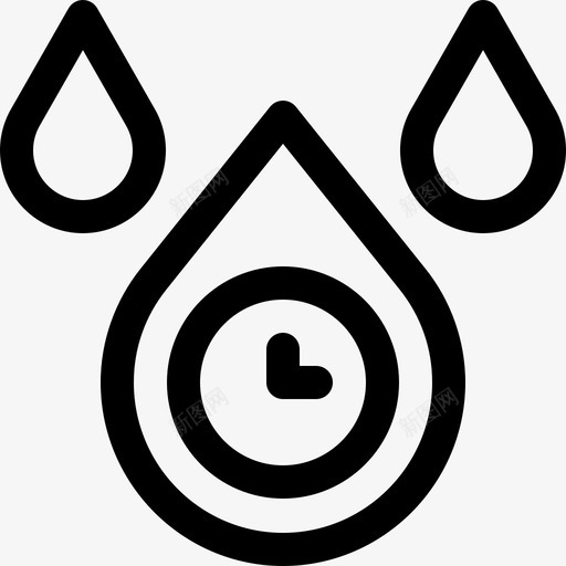 浇水domotics18线性图标svg_新图网 https://ixintu.com domotics18 浇水 线性