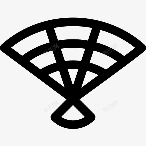 风扇6号节目直线型图标svg_新图网 https://ixintu.com 6号节目 直线型 风扇