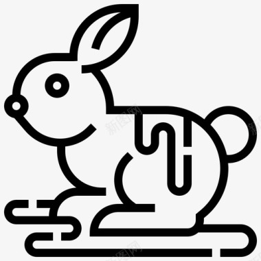 巧克力兔复活节50直系图标图标
