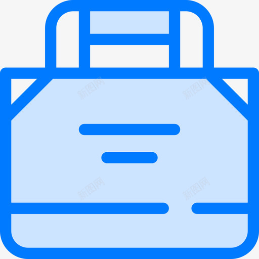 购物袋圣诞色系蓝色图标svg_新图网 https://ixintu.com 圣诞 色系 蓝色 购物袋