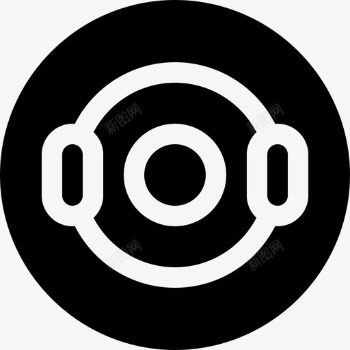 冰壶冬季运动8填充图标svg_新图网 https://ixintu.com 冬季运动8 冰壶 填充