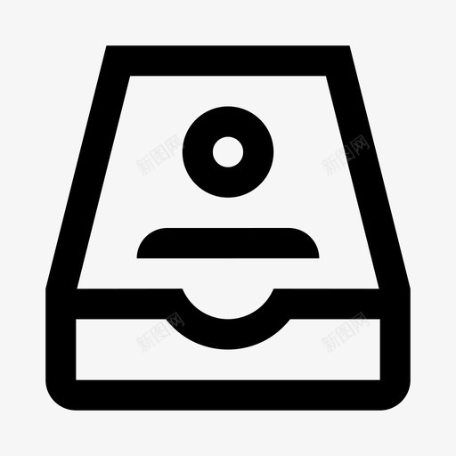 框卡片索引文件夹图标svg_新图网 https://ixintu.com 卡片 文件 文件夹 用户界面 索引