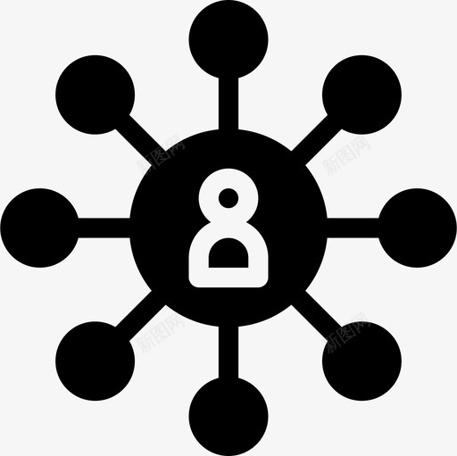 业务网络产品图标svg_新图网 https://ixintu.com 业务 产品 企业财务稳健 用户 网络