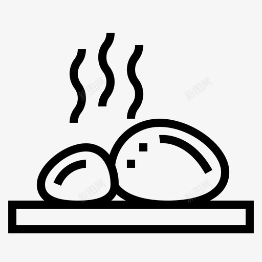 石疗美容热结石图标svg_新图网 https://ixintu.com 健康 替代医学 热结石 石疗 美容