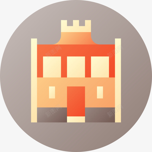 建筑城市元素42坡度图标svg_新图网 https://ixintu.com 元素 坡度 城市 建筑