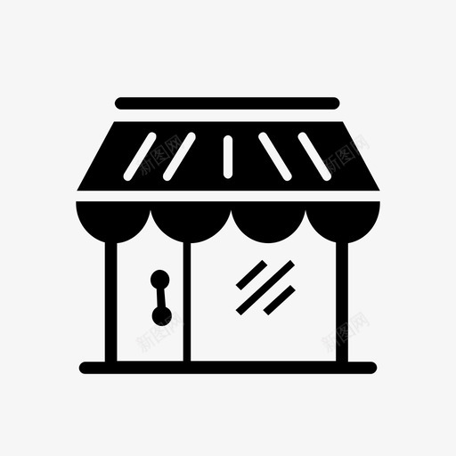 商铺管理svg_新图网 https://ixintu.com 商铺管理