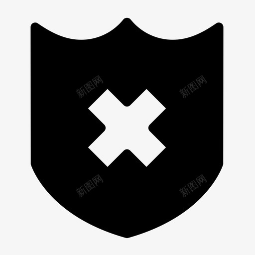 弱保护防护安全图标svg_新图网 https://ixintu.com 保护 安全 防护