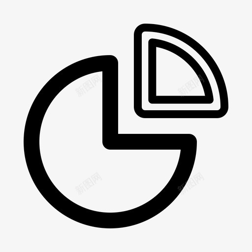 饼图图表信息图图标svg_新图网 https://ixintu.com 信息图 商务和办公 图表 统计 饼图