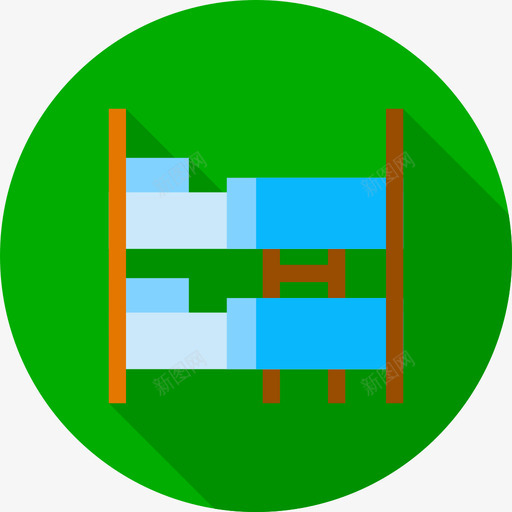 双层床床和早餐21公寓图标svg_新图网 https://ixintu.com 公寓 双层 早餐