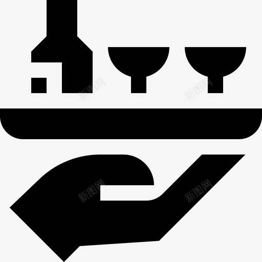服务员第二晚满了图标svg_新图网 https://ixintu.com 服务员 满了 第二