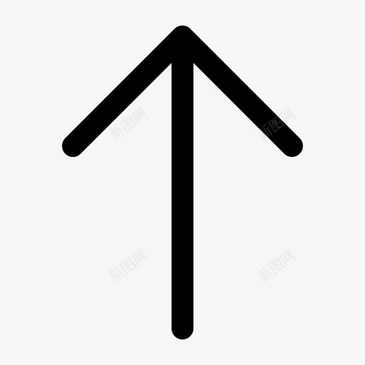 向上箭头方向箭头图标svg_新图网 https://ixintu.com 向上箭头 方向 箭头