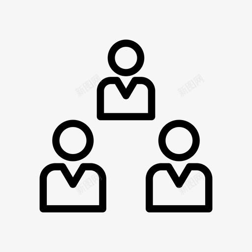 团队员工组图标svg_新图网 https://ixintu.com 员工 团队 图标 字形 用户 网络 通信线路 配置文件